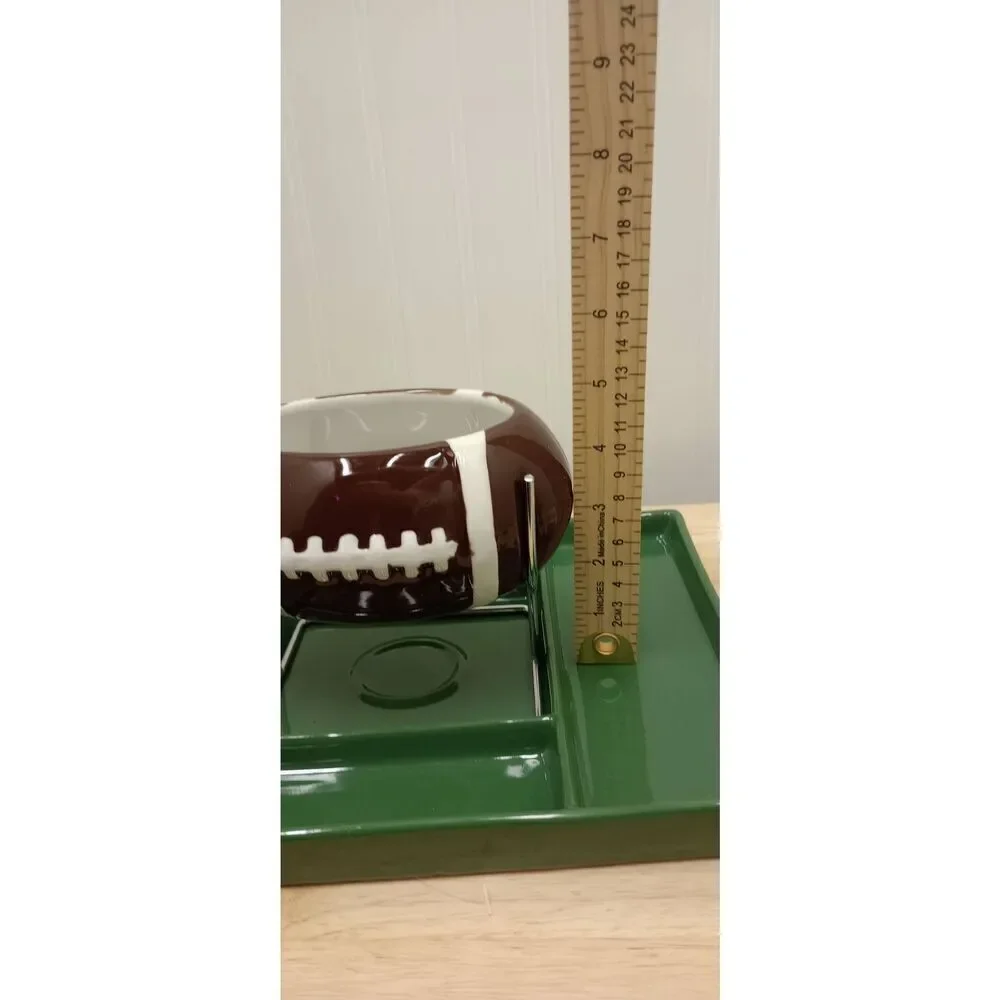 Trudeau football fondue set, game day, food, fondue new unused